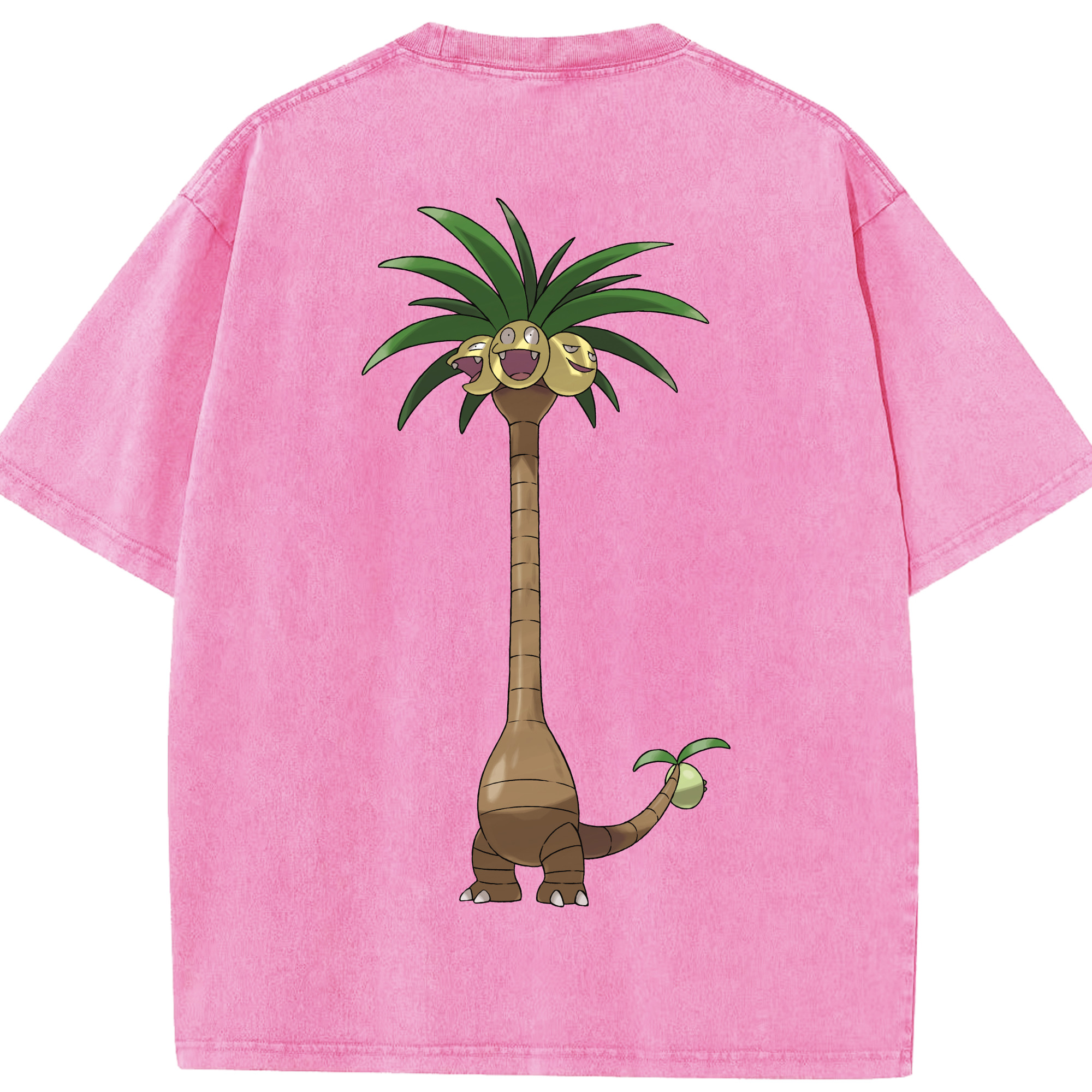 （画像用） ポケットモンスター Pokémon 綿100% ヴィンテージ風 半袖Tシャツ（背面プリント）